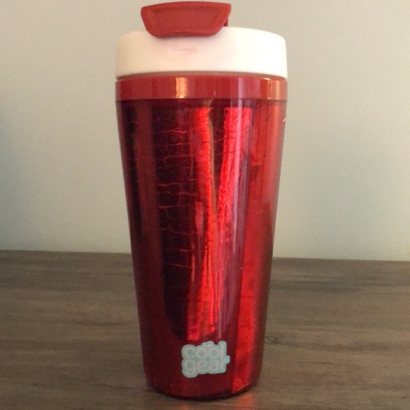 16 ounce plastic insulated cool gear Christmas Tumbler - Picture 3 of 8